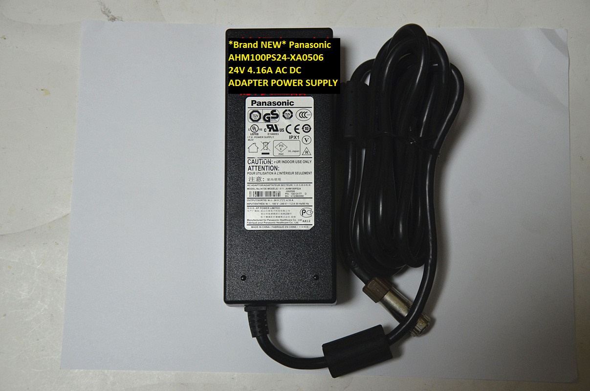 *Brand NEW* Panasonic 24V 4.16A AC100-240V AHM100PS24-XA0506 AC DC ADAPTER POWER SUPPLY